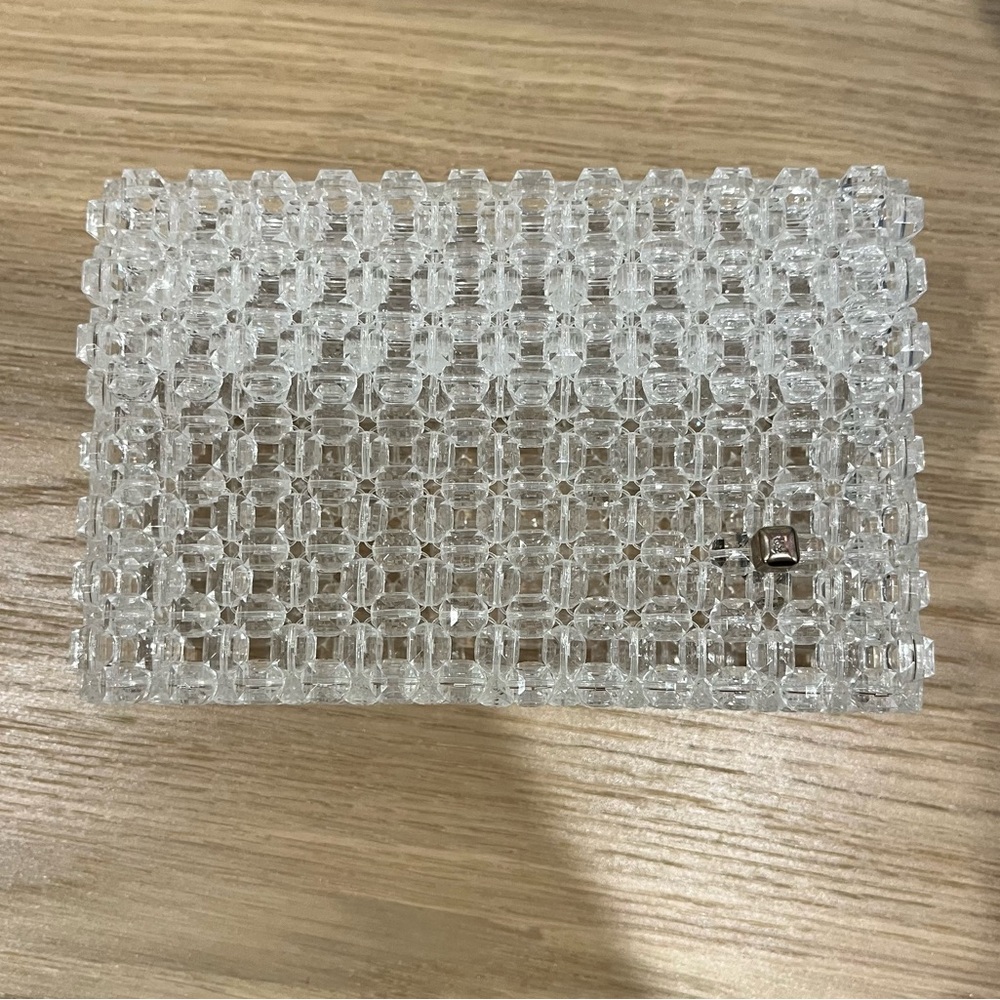 Lucy Folk beaded clutch